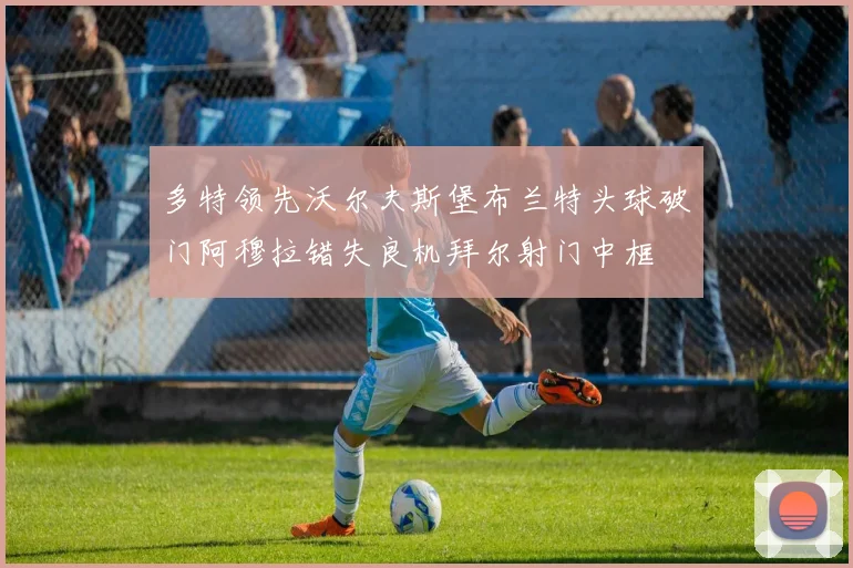 多特领先沃尔夫斯堡布兰特头球破门阿穆拉错失良机拜尔射门中框